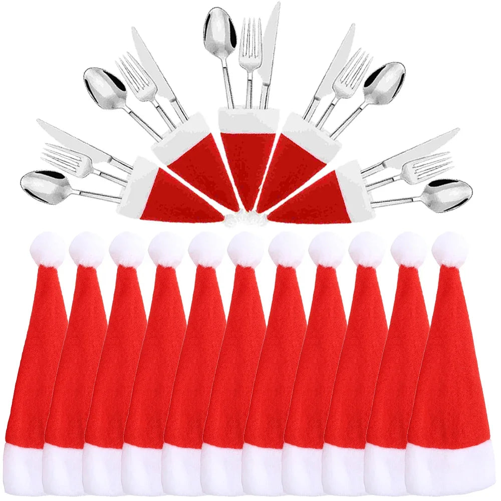 Santa Cap Utensil Silverware