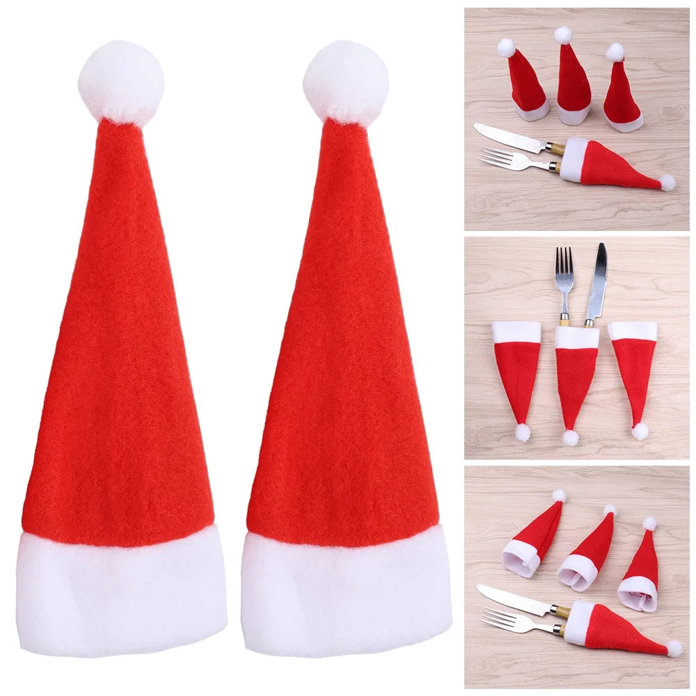 Santa Cap Utensil Silverware