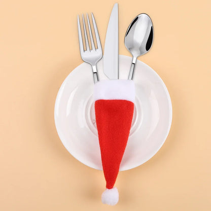 Santa Cap Utensil Silverware