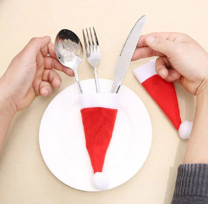 Santa Cap Utensil Silverware