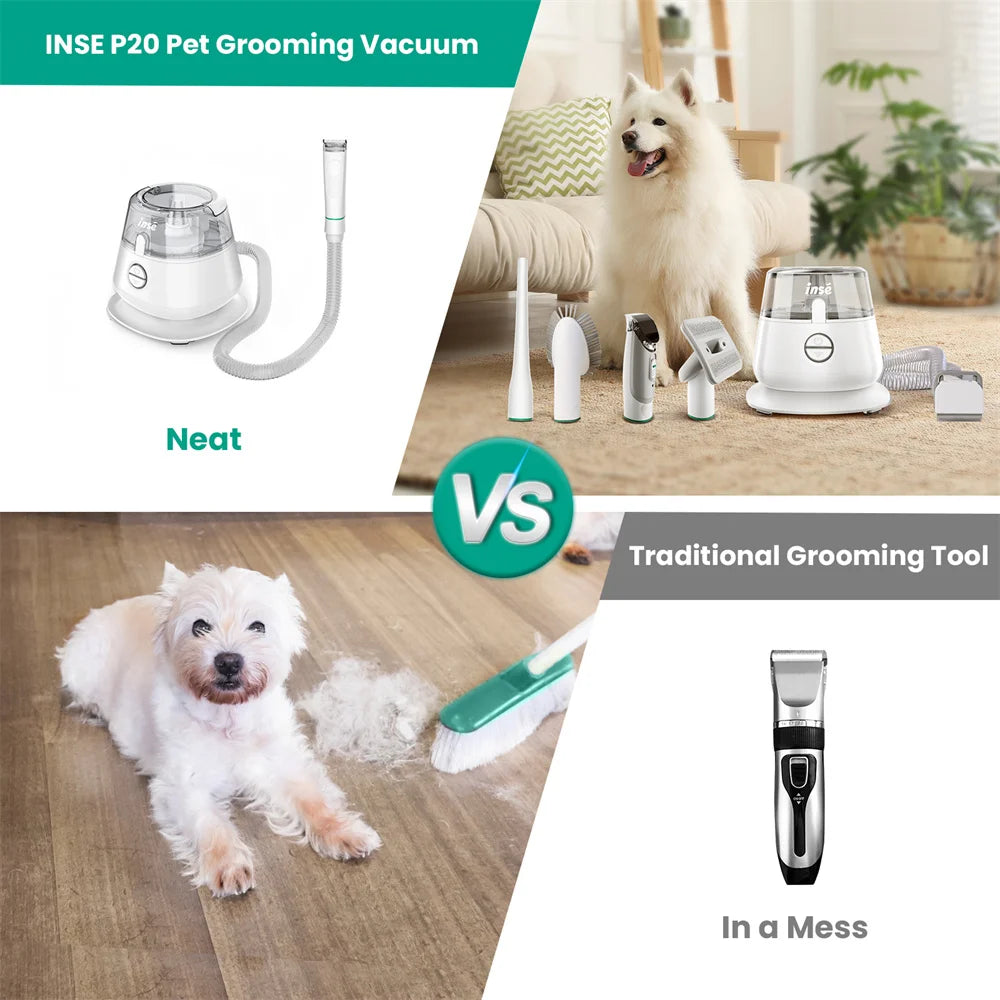 Pet Grooming Vacuum Kit